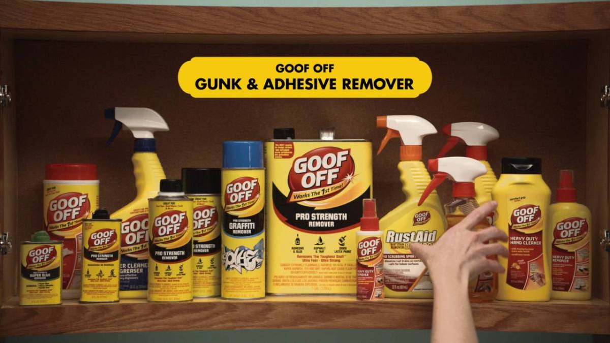 29 Removing Adhesives the Easy Way with “Goof Off”